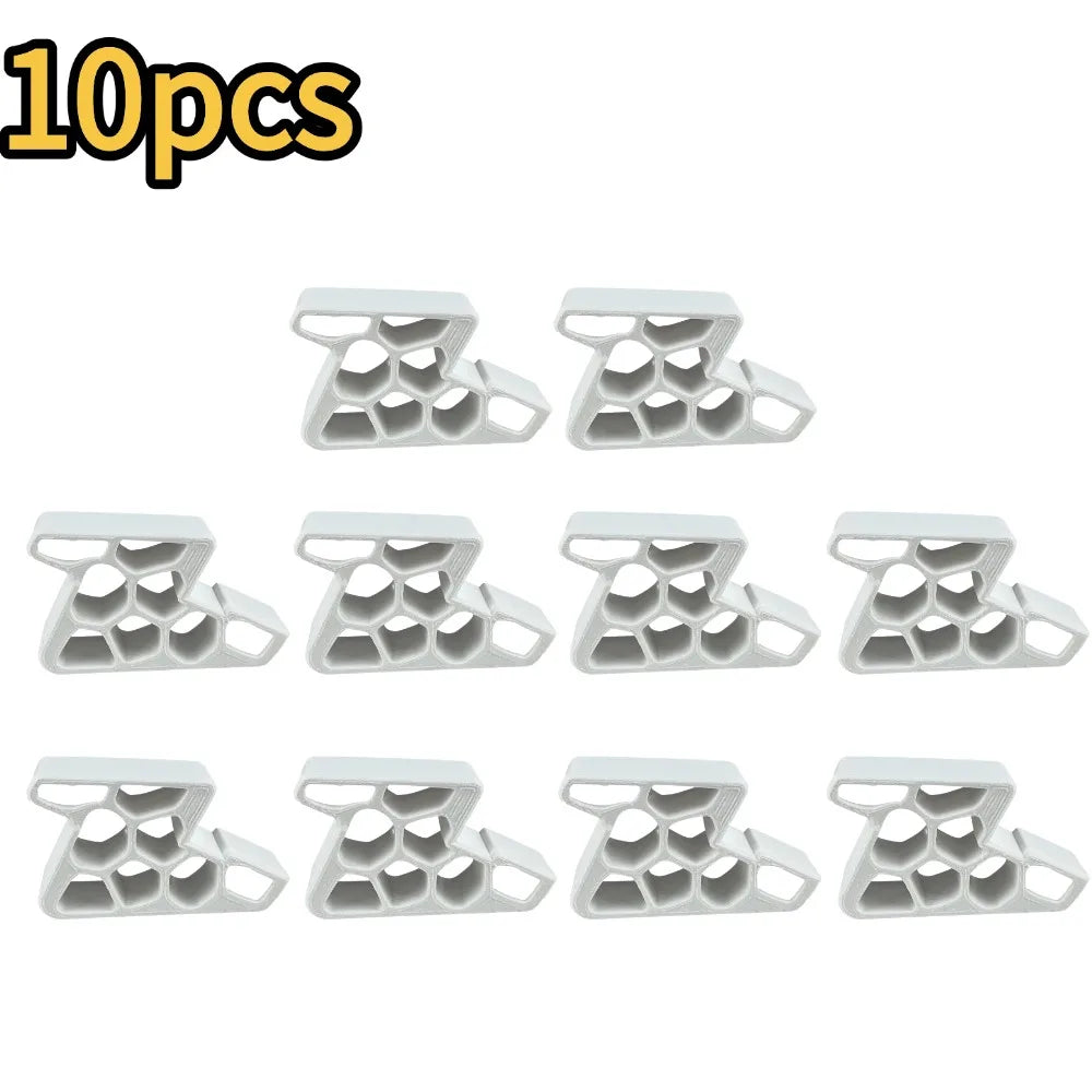 מעצורי מסילה – 10 יח' לבן