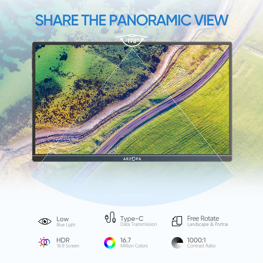 מסך נייד Full HD IPS
