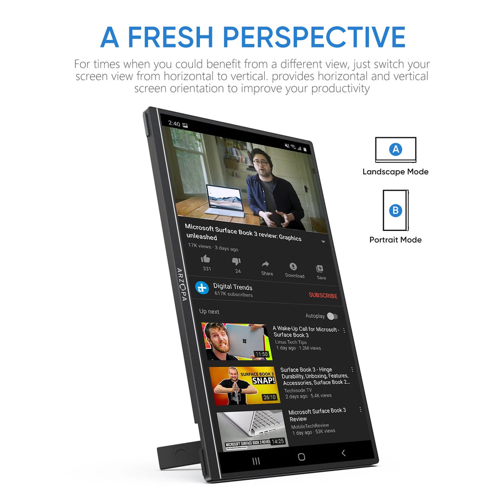מסך נייד Full HD IPS
