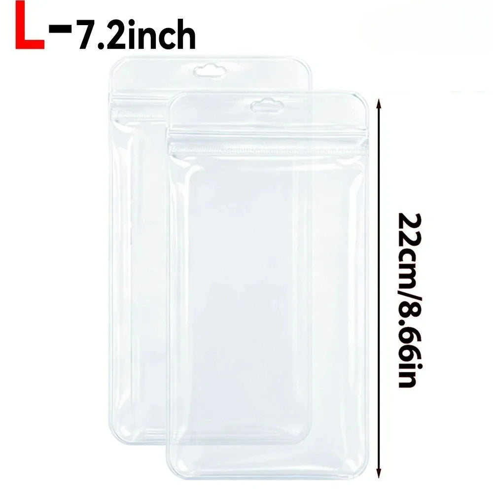 נרתיק שקוף עמיד למים לטלפון – L (עד 7.2")