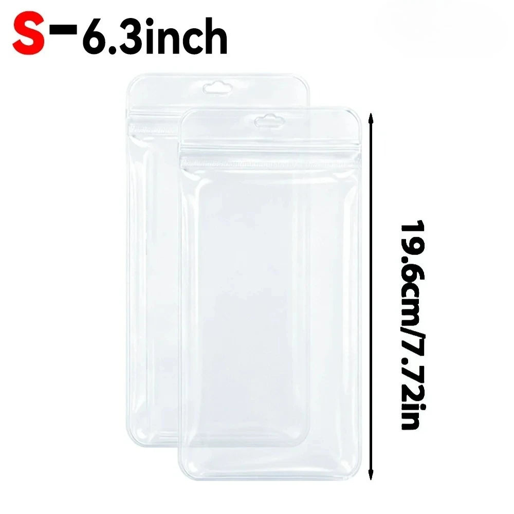 נרתיק שקוף עמיד למים לטלפון – S (עד 6.3")