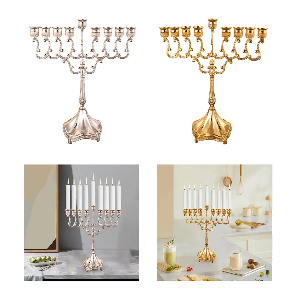 חנוכייה קלאסית גבוהה 30 ס"מ