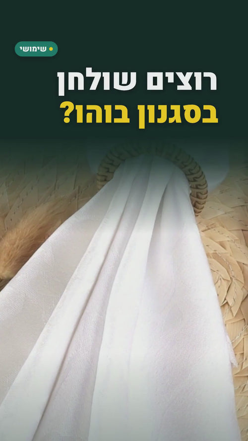 12 טבעות מפיות בסגנון ראטן – סרטון